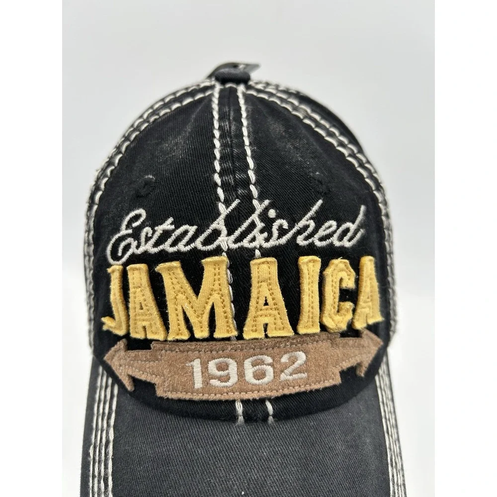 Jamaica‎ Established 1962 Hat Cap Spellout Strapback One Size NWT